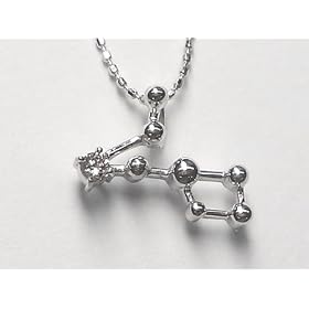 (�I�[���W���G���[�v���~�A��) Alljewelry Premium K18WG �z���C�g�S�[���h�_�C���y���_���g�l�b�N���X AJSI00117