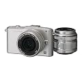 OLYMPUS �}�C�N����� PEN mini E-PM1 �c�C�������Y�L�b�g �V���o�[ E-PM1 TKIT SLV