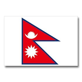 ���E�̍����|�X�g�J�[�h�V���[�Y ���A�W�A�� �l�p�[���A�M���勤�a�� Flags of the world POST CARD <Asia> Federal Democratic Republic of Nepal