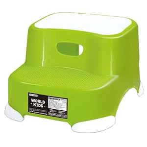 【クリックで詳細表示】錦化成 ビーンズ ステップ 2段 グリーン