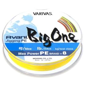 【クリックで詳細表示】モーリス(MORRIS) アバニ マックスパワー ジギング PE BIG ONE 300m 5号 78lb