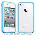 iPhone4��p�@�i�ʏ��i 4S�Ή��L��j Bumper Case - Sky Blue ��̐��^�o���p�[�@�y�X�J�C�u���[�z