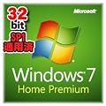 Windows7 Home Premium 32bit SP1 DVD OEM DSP ���{��Ł{���Ã�����