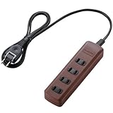 ELECOM OA�^�b�v color style ���K�[�h �X�C�b�`�� 4�� 1m �u���E�� T-BR01-2410BR