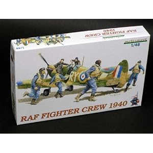 【クリックで詳細表示】1/48 WWIIRAF戦闘機クル- 1940年 フィギュア 8507