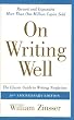 On Writing Well, 30th Anniversary Edition: The Classic Guide to Writing Nonfiction
