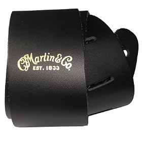 Martin �}�[�`�� Genuine Leather �X�g���b�v BLK-28 Logo
