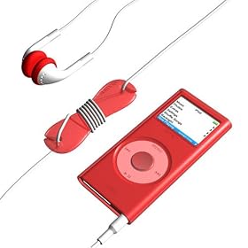 Pleiades Sumajin Loop nano 2G Starter Kit Red �V���R���P�[�X/�X�}�[�g���b�v/�t�@���L�[�C���[/�X�N���[���t�B����/�X�g���b�v�p�b�h�Z�b�gSUMLN2GSK-RD