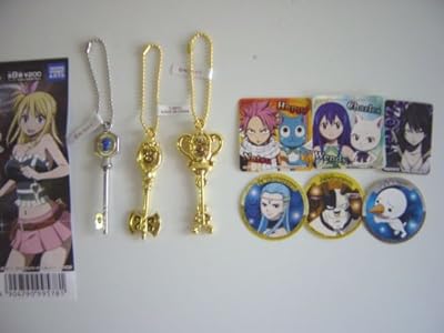 フェアリーテイル FAIRY TAIL 星霊 の 鍵 マスコット 人気3種 全3種 1 宝瓶宮のアクエリアス 2 金牛宮のタ