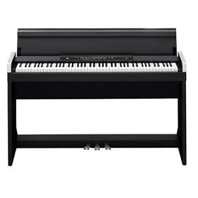 �y�ݒu�E�g�������zKORG/�R���O LP-350BK�i�u���b�N�j �d�q�s�A�m