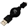 RM �X�}�[�g�t�H���Ή� ������莮microUSB�[�d��p�P�[�u�� RM-2180X