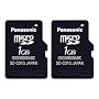 Panasonic microSD�J�[�h 1GB 2���p�b�N RP-SM01GBJ2K