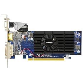 GIGABYTE AMD ATI Radeon HD5450 512MB LowProfile�Ή� PCI-E RGB DVI HDMI �I�[�o�[�N���b�N���f�� GV-R545OC-512I