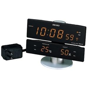 SEIKO CLOCK (セイコークロック) 目覚し時計 電波時計 LED デジタル表示 DL202K