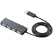 ELECOM USB2.0HUB �ߓd �o�X�p���[ 4�|�[�g 1.5m �u���b�N U2H-SW4BBK