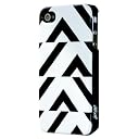 LUX MOBILE iPhone4/4S対応 レディーガガ ハードケース ブラック&ホワイト LUX-DISTORTION-IP4