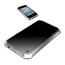 iPhone4/4S アルミバンパー 両面フィルム付 シルバー