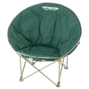 【クリックで詳細表示】キャプテンスタッグ(CAPTAIN STAG) CS ムーンチェア グリーン M-3887