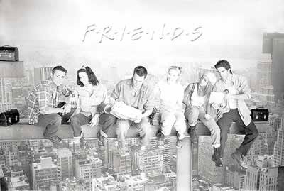  Friends - Eating Above Manhattan - TV Show Poster