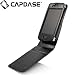 CAPDASE iPhone 4S / 4 �Ή� ���ĊJ�� Flip Top �t���b�v�g�b�v �{�v���P�[�X �u���b�N(�h�b�N�R�l�N�^&�C���z���W���b�N �L���b�v ��) WCIH4S-6001