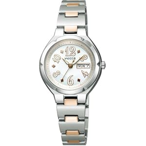 【クリックで詳細表示】[シチズン]CITIZEN 腕時計 wicca ウィッカ ソーラーテック デイデイト KH3-011-91 レディース