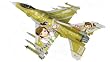 F-16C �t�@�C�e�B���O�t�@���R�� �A�C�h���}�X�^�[ �o�C�^�� (1/48 SP272)