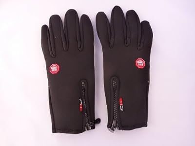 防寒　防風　ウインター　ハイテクグローブ　手袋　バイク　サイクリング　アウトドア　普段使いに!　Lサイズ