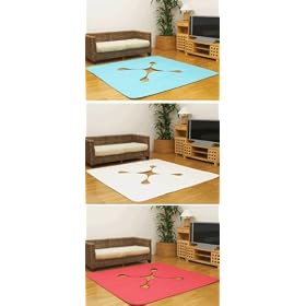 �@�育���p���O�J�[�y�b�g �wXH�y�C���x(���蔲�����F90�~90cm)�T�C�Y�F185�~185cm �J���[�F�A�C�{���[�i#5409959*�j