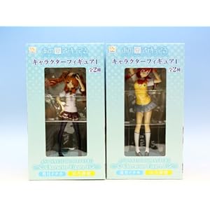 あの夏で待ってる キャラクターフィギュア1 アニメ プライズ フリュー（全２種フルセット+ポスターおまけ）