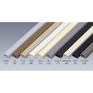 【クリックで詳細表示】プラモール(VVFケーブル用モール) PML-2J ベージュ 2号 1m 10本入り