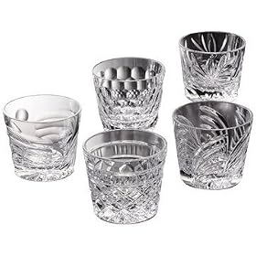 NARUMI GLASSWORKS�i�O���X���[�N�X�j 5�q�A�\�[�g�O���X�Z�b�g GW5001-50730B ���b�h�N���X�^��