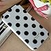 Kate spade �P�C�g�X�y�[�h iPhone4�Ή��P�[�X �z���C�g�y�h�b�g�F�u���b�N�z