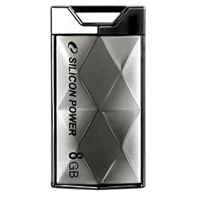 �V���R���p���[ USB2.0�t���b�V�������� TOUCH 850 8GB �`�^�j�E�� �X���C�h�� SP008GBUF2850V1T