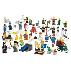 ���S�@�R�~���j�e�B�[�~�j�t�B�M���A�@256�s�[�X�@9348 Lego Community Miniature Figure Set 256Pieces 9348
