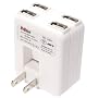 �v���e�b�N P-4WAY USB4���AC�A�_�v�^�[ PD-4WH �z���C�g �yiPod nano 5G/iPhone 3G,3GS��/iPod�e��/�Q�[���@/�g�сz