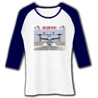  熱烈歓迎！オスプレイ 七分袖リブラグランTシャツ