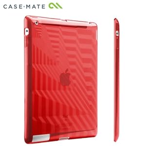 【クリックで詳細表示】Case-Mate iPad 2 Gelli Case Architecture， Red ジェリーケース レッド CM013590