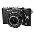 OLYMPUS �}�C�N����� PEN mini E-PM1 �����Y�L�b�g �u���b�N E-PM1 LKIT BLK