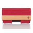 Simplism iPhone 4S用ベルトクリップスタイルレザーケース(ディープレッド)TR-BCIP4-DR