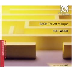 J.S.�o�b�n:�t�[�K�̋Z�@ BWV 1080 (6�̃��B�I���E�_�E�K���o��) BACH : The Art of Fugue / FRETWORK) [catalogue CD] [limited edition]