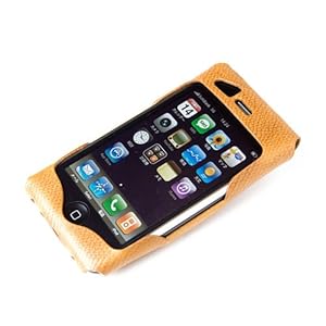 【クリックで詳細表示】iPhoneケース 3G WEAR emboss brown iPhoneレザーケース iPhoneカバー
