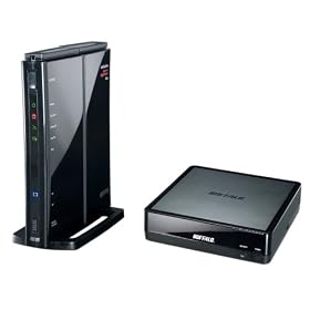 BUFFALO Air Station NFINITI HighPower Giga 11n/g/b�Ή� ����LAN�A�N�Z�X�|�C���g WZR-HP-G300NH/E