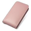 PDAIR レザーケース for iPhone 4S / 4 バーティカルポーチタイプ(ピンク) PALCIPOHN4V/PK