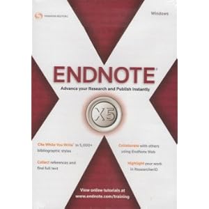 【クリックで詳細表示】EndNote X5(E) for Windows 英語版