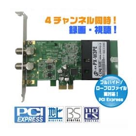 PLEX PCI Express�ڑ� �n��f�W�^���EBS�ECS�Ή�TV�`���[�i�[ PX-W3PE REV1.3