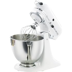 KitchenAid �~�L�T�[ �z���C�g KSM150WH
