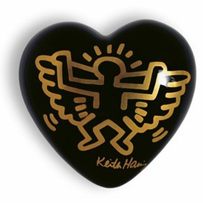  Creativando - Coeur en céramique - Angel Black