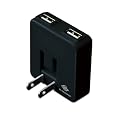 PLANEX 2�|�[�g�}�������[�d iPod, iPhone, PSP, DS, DSLite, DSi �Ή�USB���o�C���[�d AC�A�_�v�^ (�C�O�Ή�) �u���b�N PL-WUCHG01-B �v���l�b�N�X (5���̊��z) 770