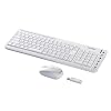 iBUFFALO �����L�[�{�[�h 27MHz USB�ڑ� �z���C�g+�}�E�X�Z�b�g BSKBW02WH
