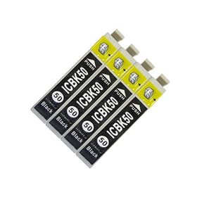 EPSON �G�v�\�� ICBK50�݊� �C���N�J�[�g���b�W 4�Z�b�g �u���b�N ������������